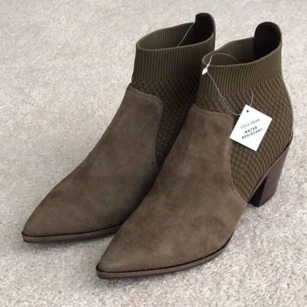 NEW Cole Haan Maggie Bootie Ankle water resistant - Picture 2 of 6